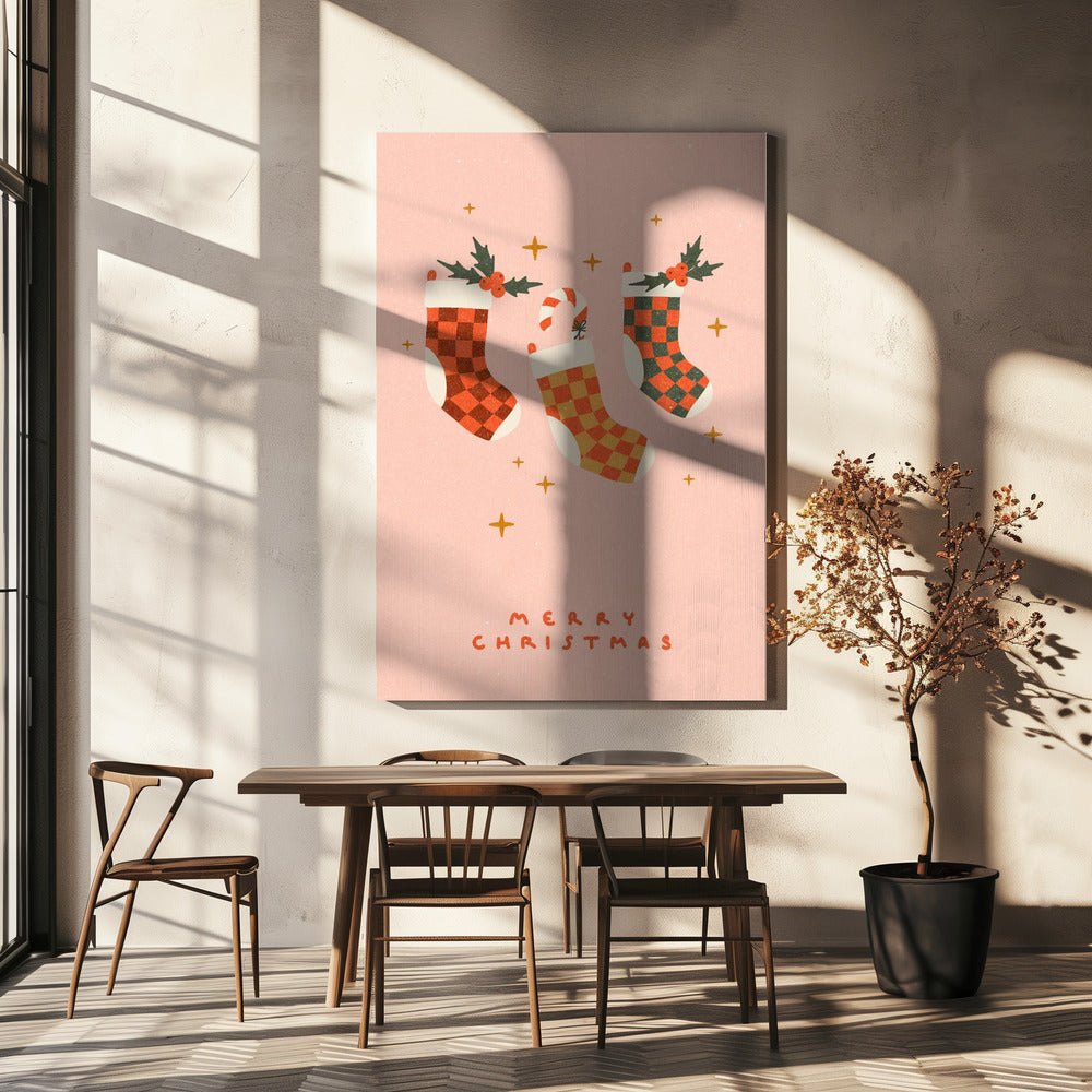 Kerstsok | Canvas