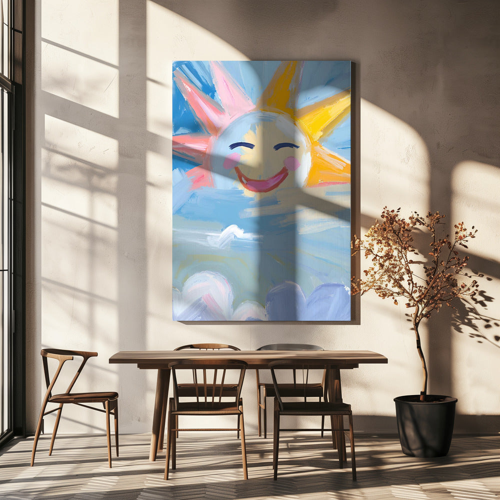 Strahlende Sonne | Canvas