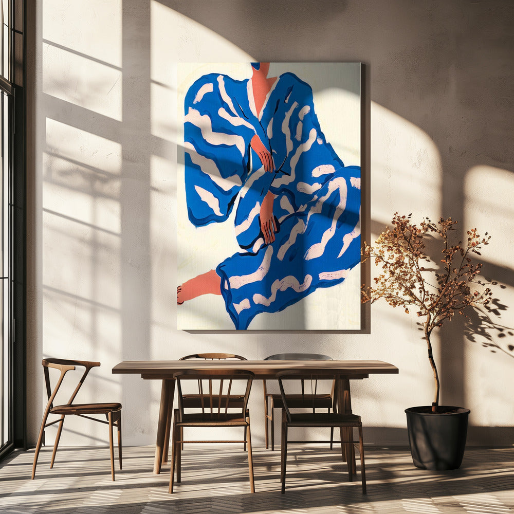 Portret Indigoreverie | Canvas