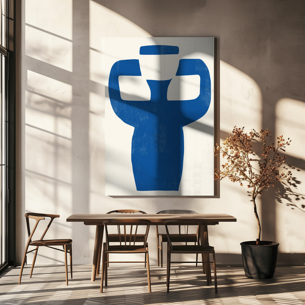 Vaas Blauw 04 | Canvas