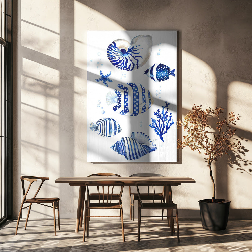 Geïnspireerd door de rustige schoonheid van de oceaan | Canvas