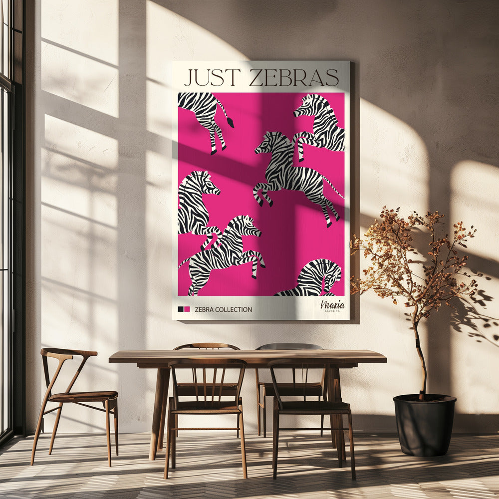 JUST ZEBRAS. Zebra Collectie | Canvas