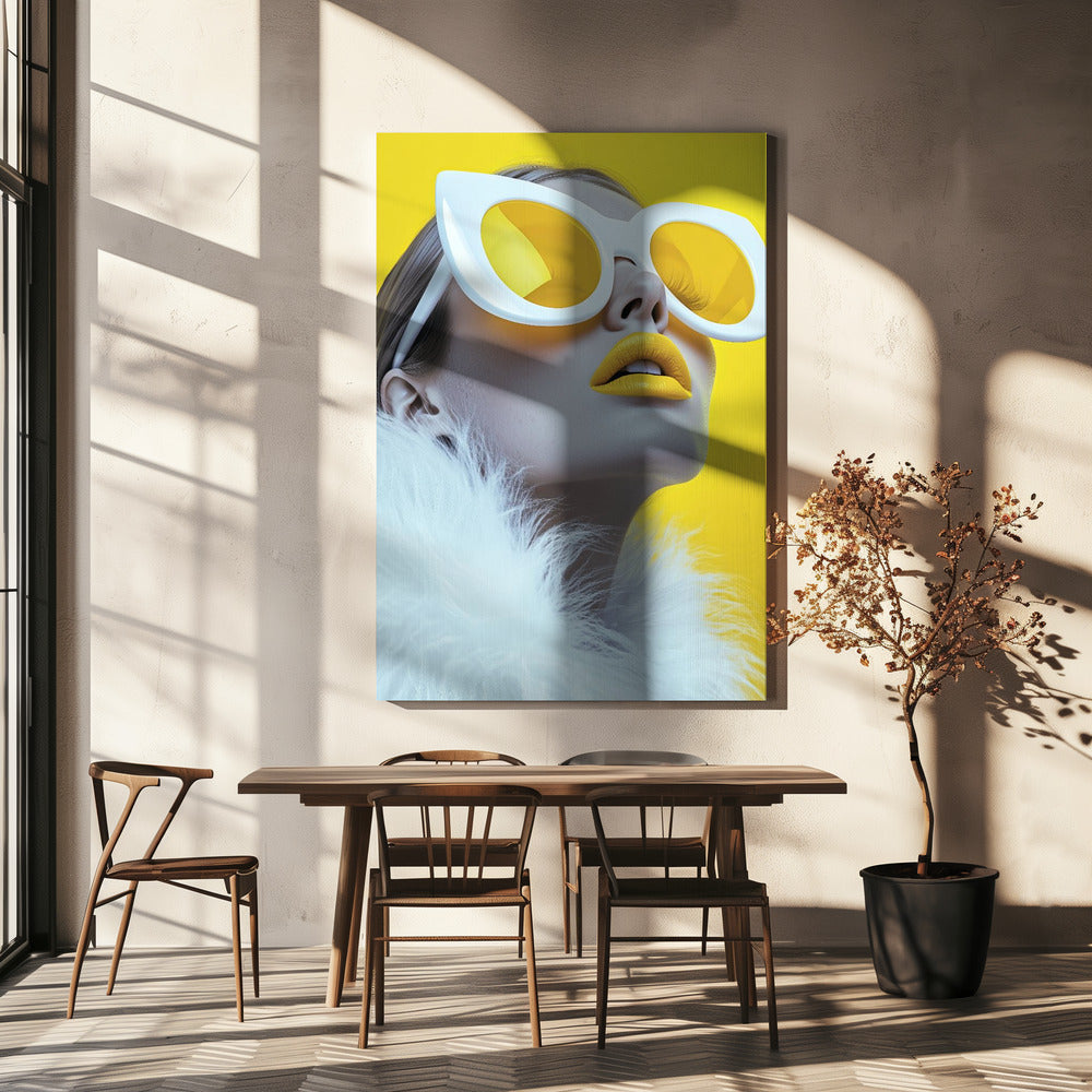 Het Gele Model | Canvas