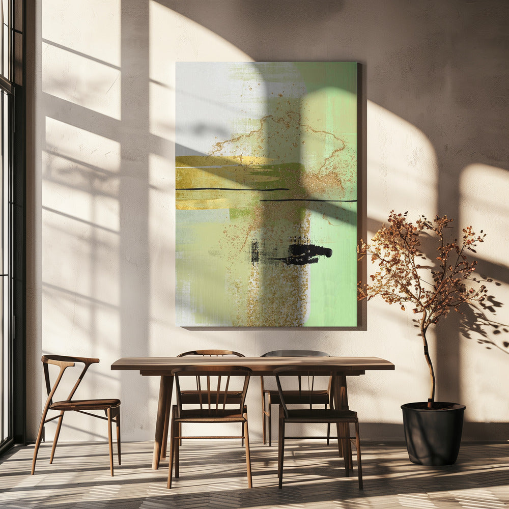 Vloeibare Groenen 2 | Canvas