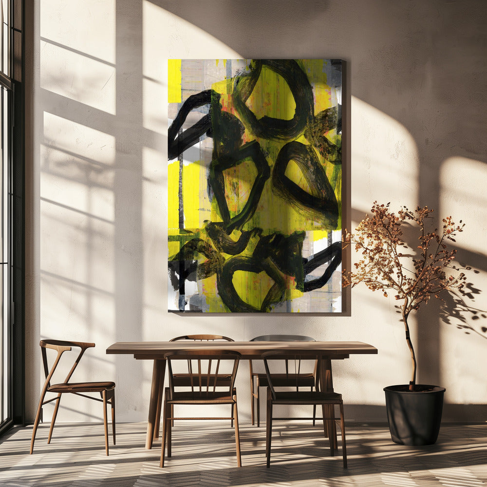 Yellow Abstract No2 | Canvas