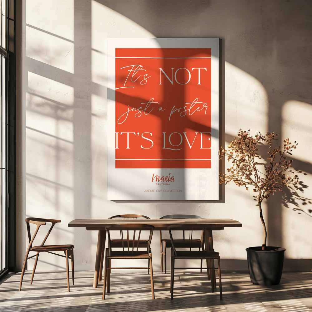 Over liefde. Poster | Canvas