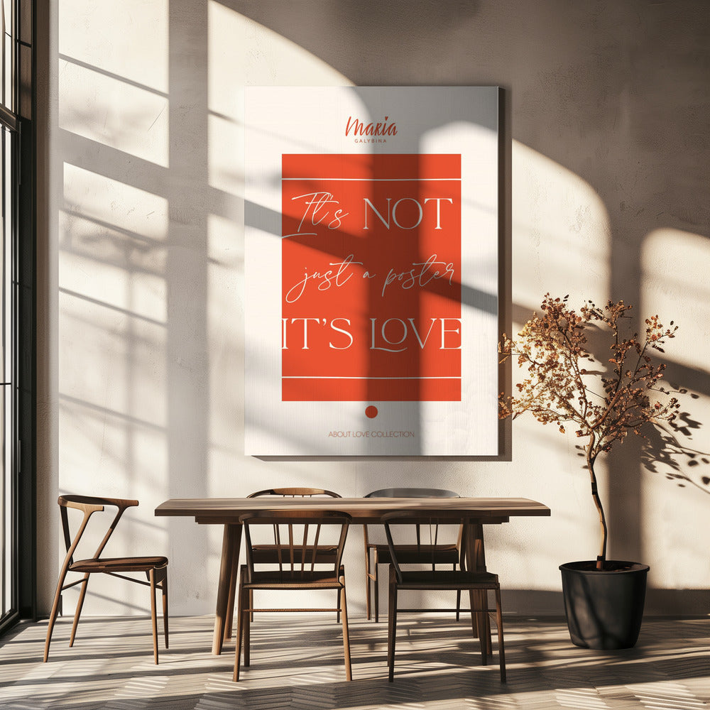 Over liefde. Poster | Canvas