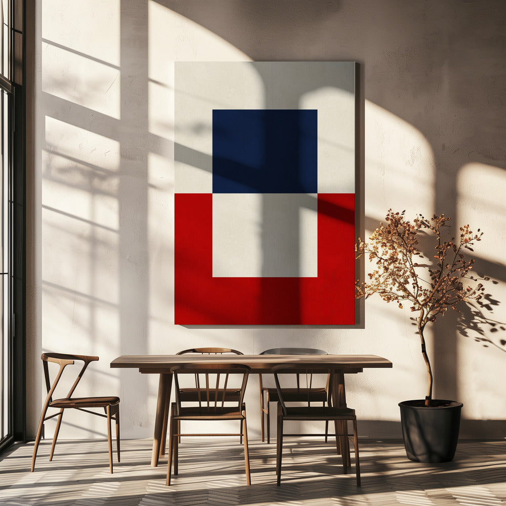 Overlappende geometrie 6 | Canvas
