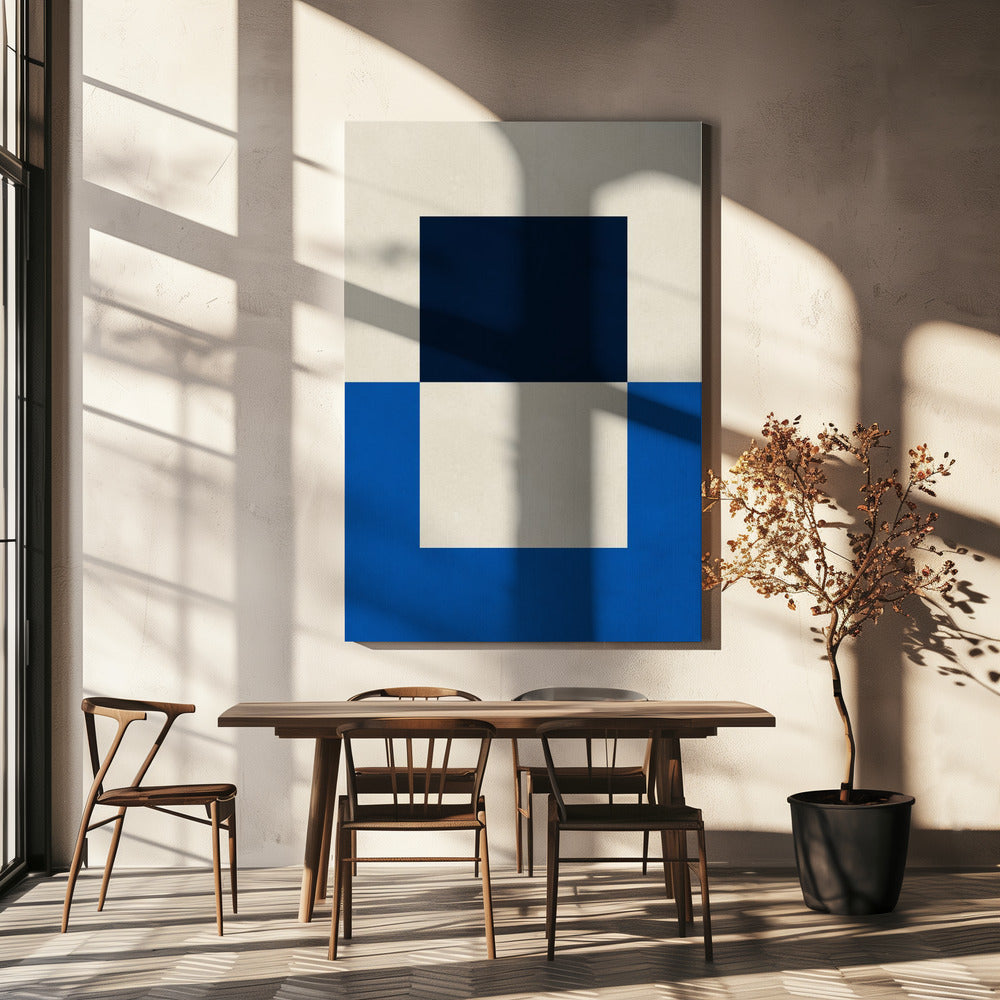 Overlappende geometrie 6 | Canvas