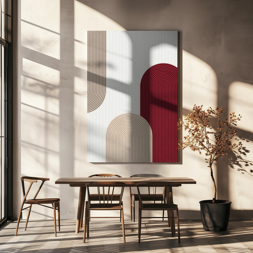 Cirkelcompositie 2 | Canvas