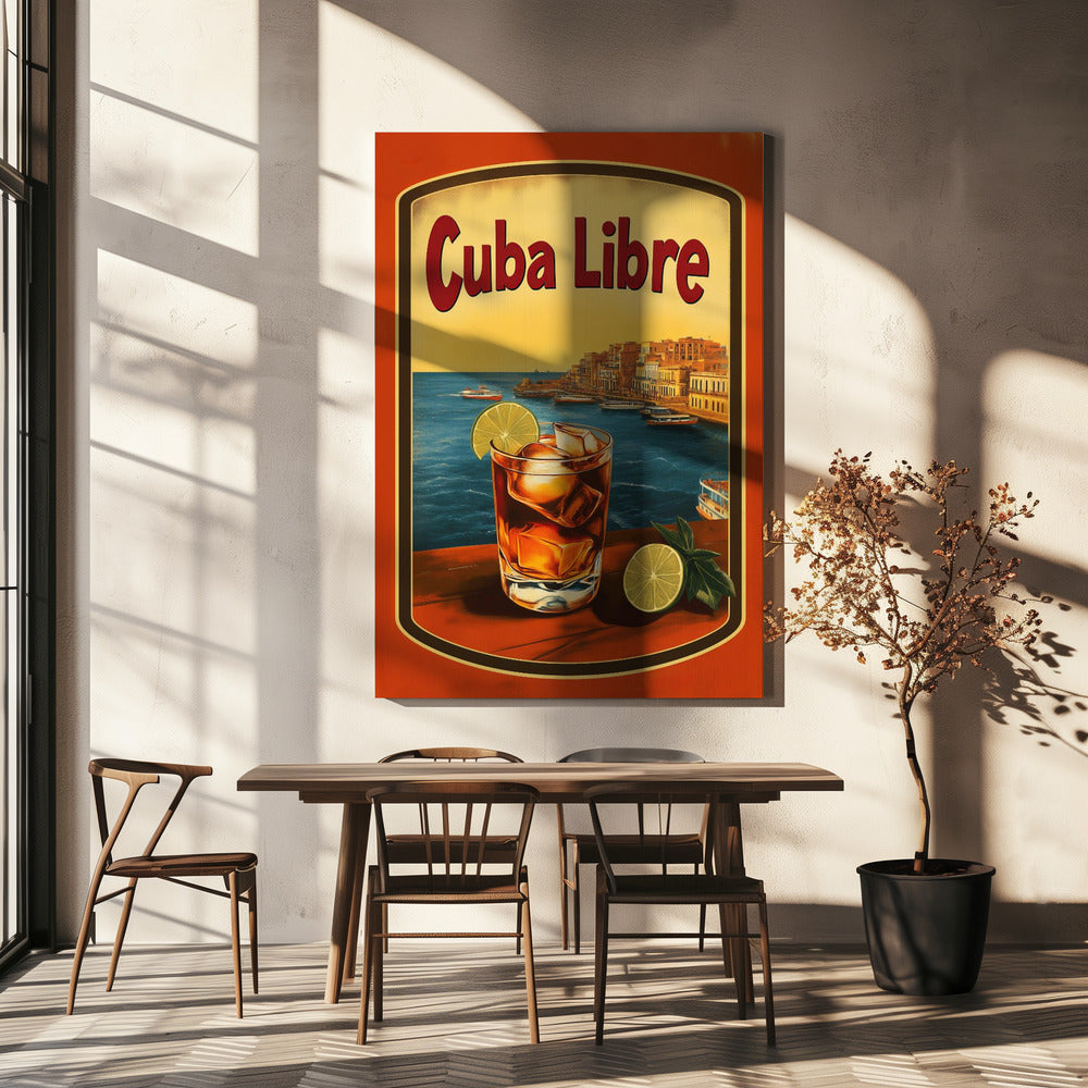 Cuba Libre Vintage Reclame | Canvas