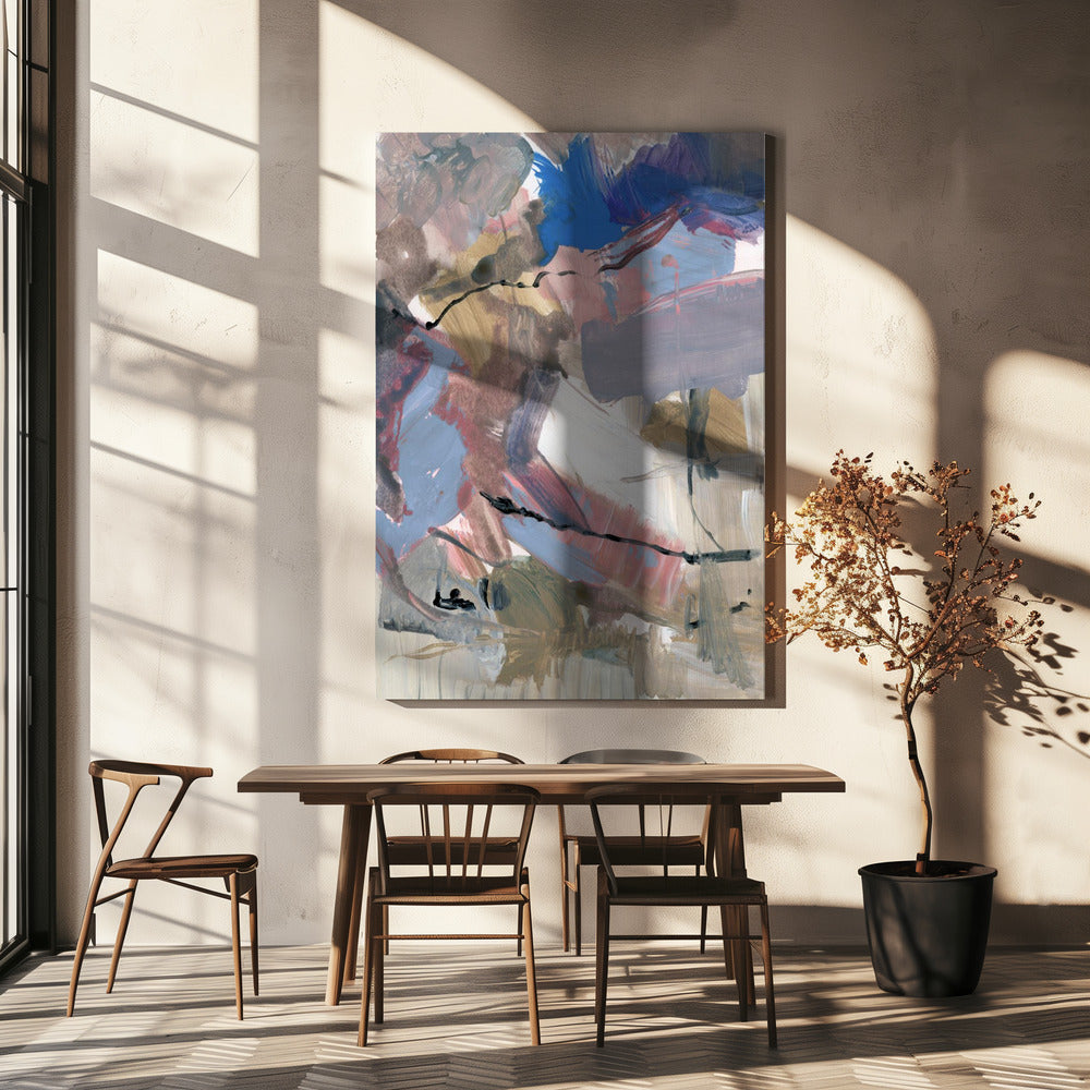 Abstract Zacht Profiel 1 | Canvas