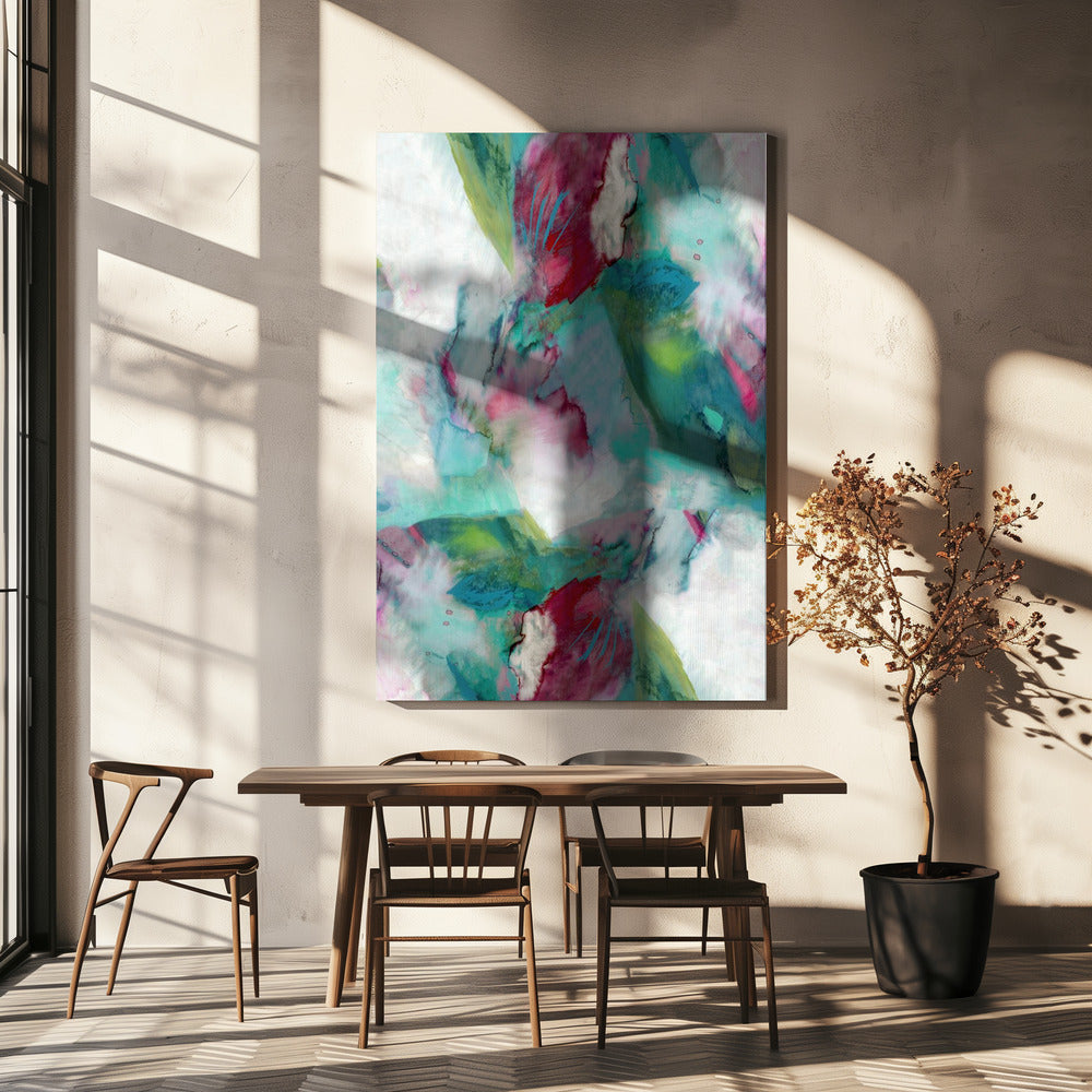 Gedurfde bloesemprint nr. 2 | Canvas