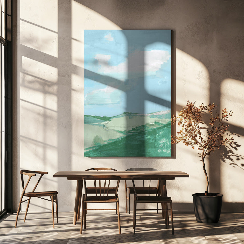 Big Sky Landschap Platteland Nr. 1 | Canvas