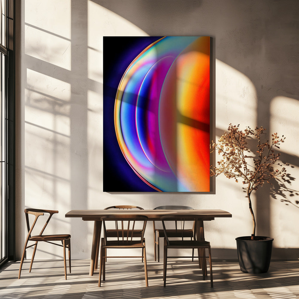 Paradijs Gradiënt Halo | Canvas