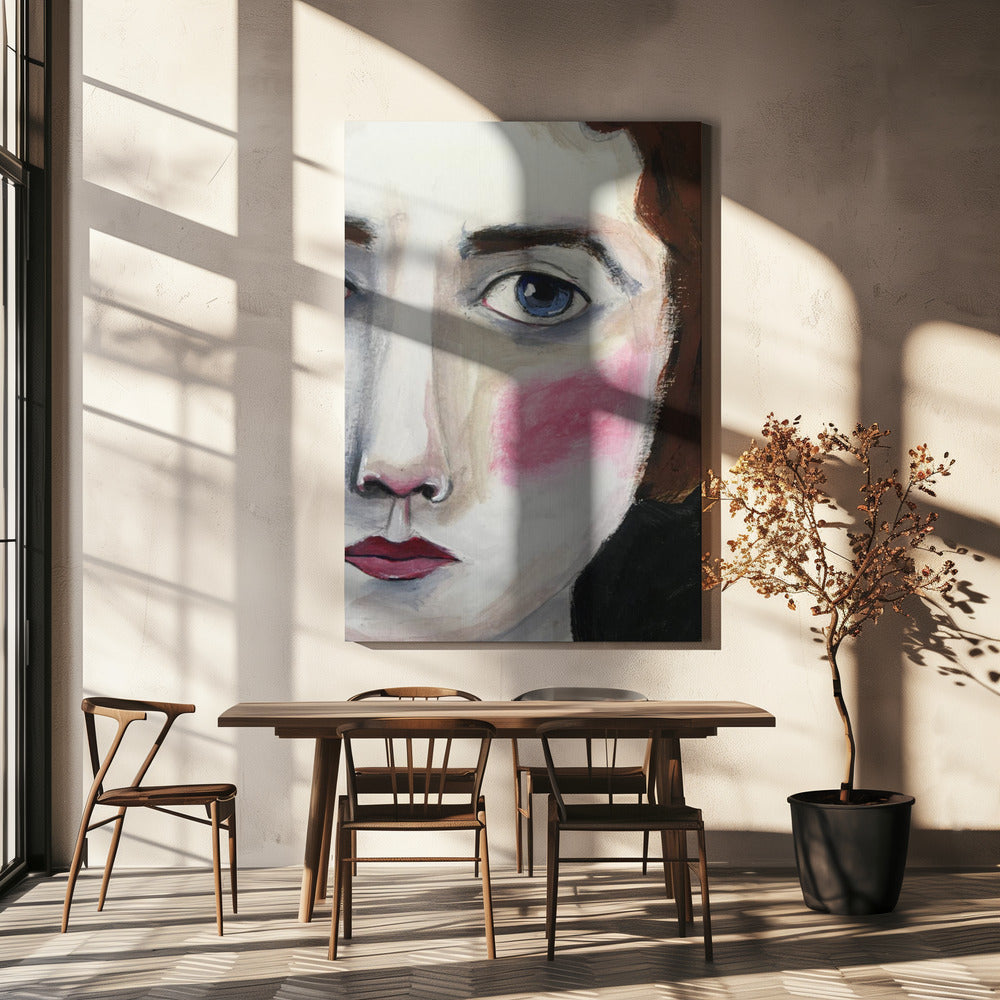 blauwe ogen | Canvas