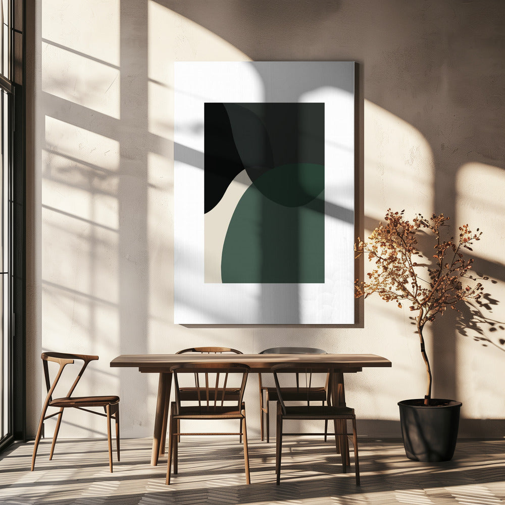 Abstracte vormen kunstdruk | Canvas
