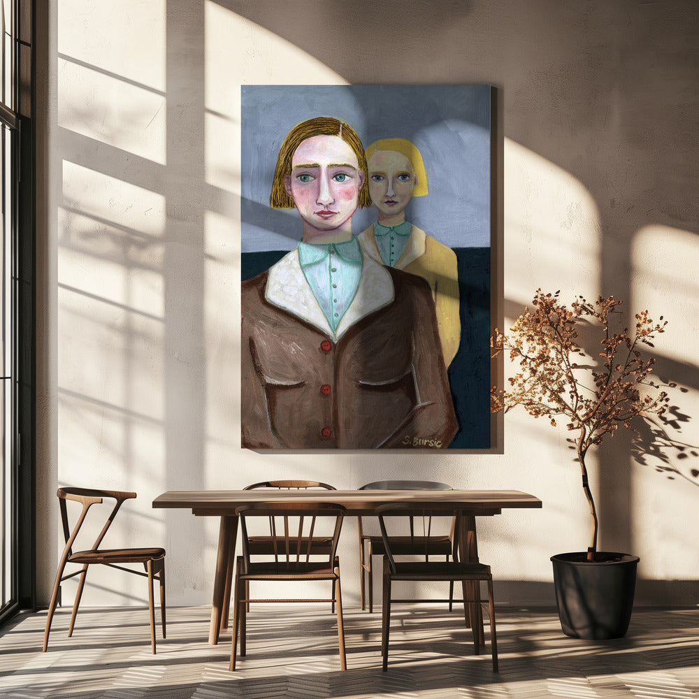 De verschillende zussen | Canvas