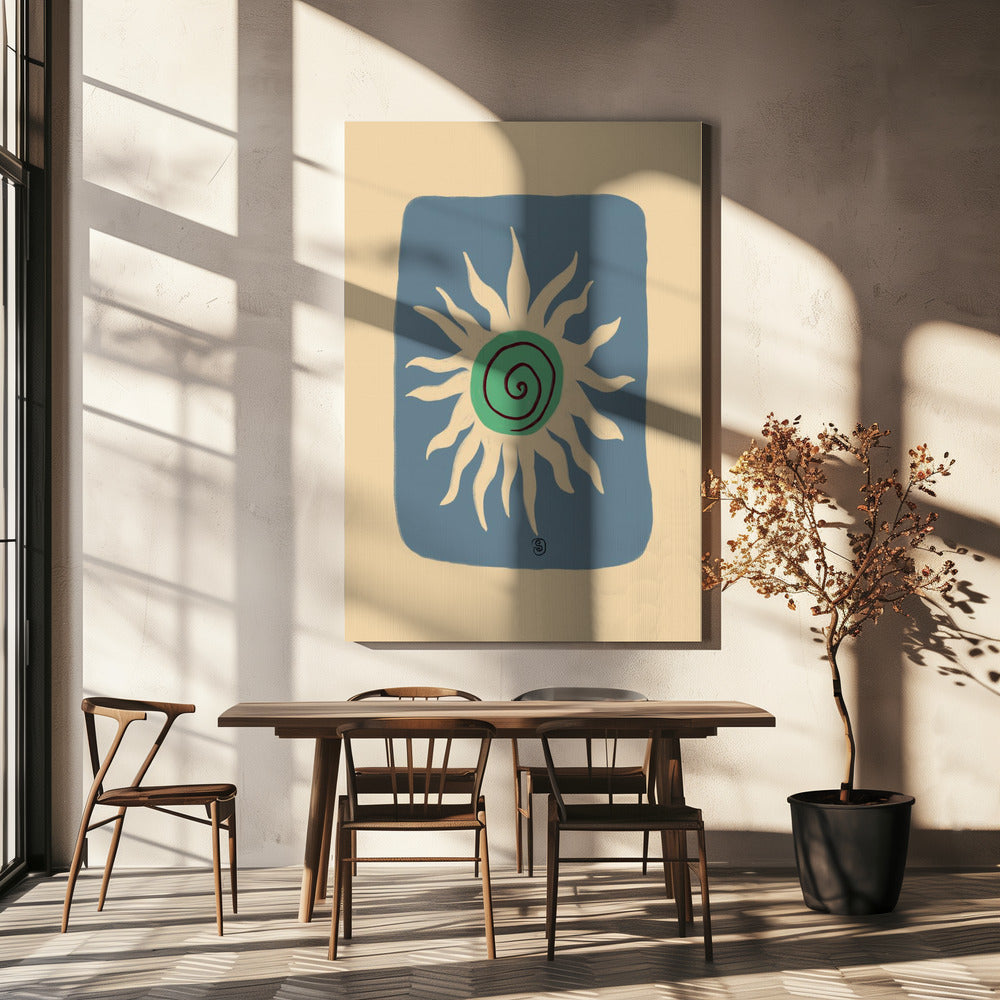 Zonnespiraaldans | Canvas