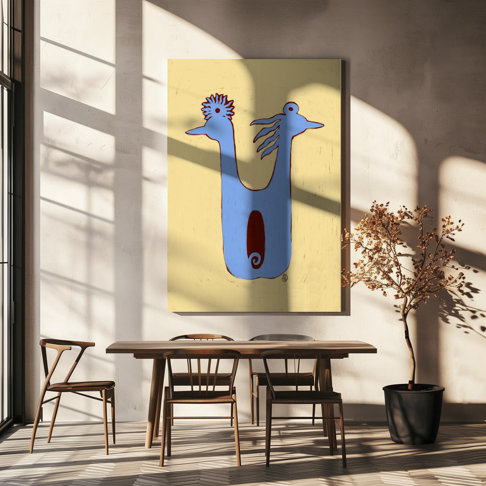 Vogelpaar | Canvas