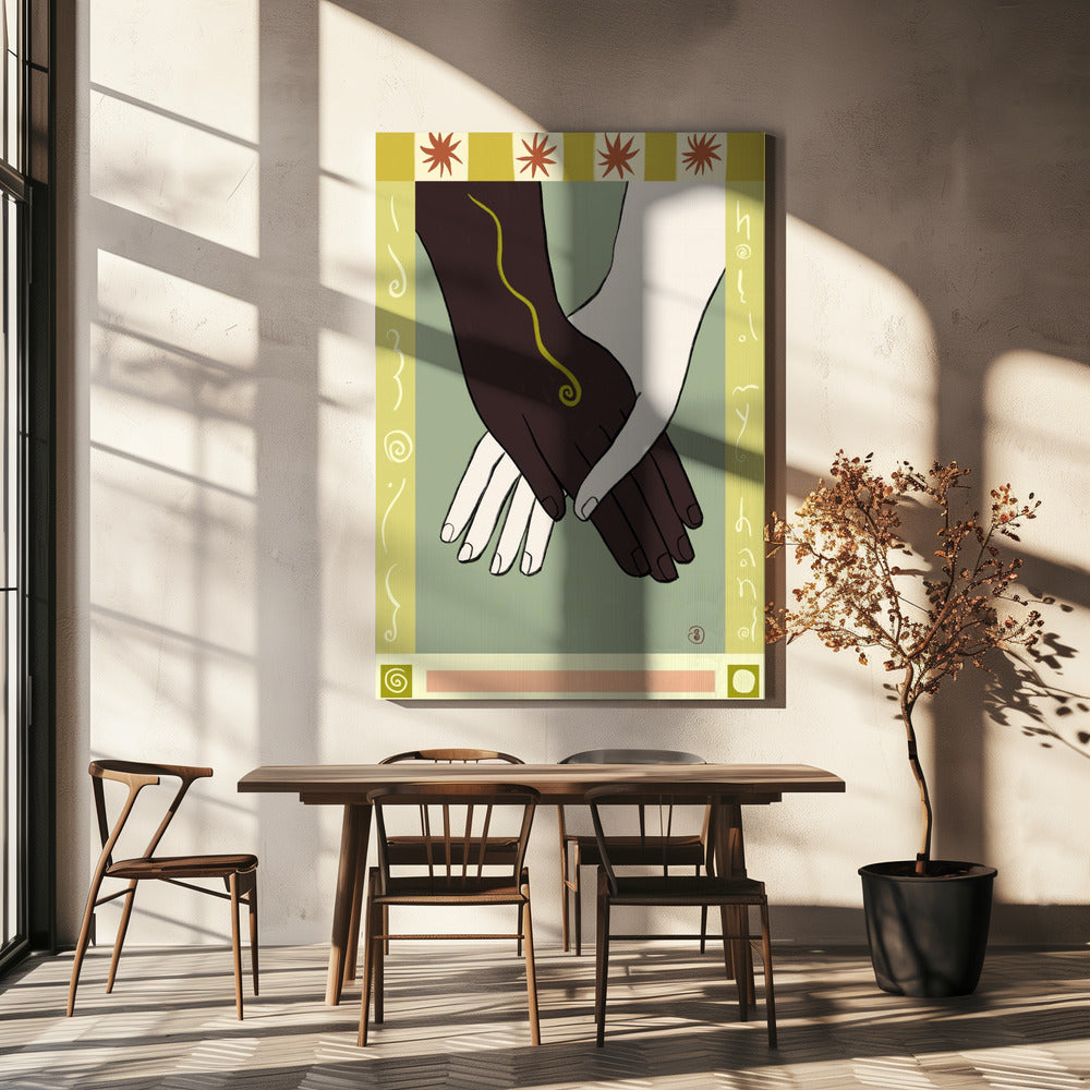 Symboliseert eenheid en diversiteit | Canvas