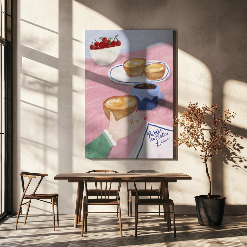 Met liefde uit Lissabon - Eten en reizen kunst | Canvas
