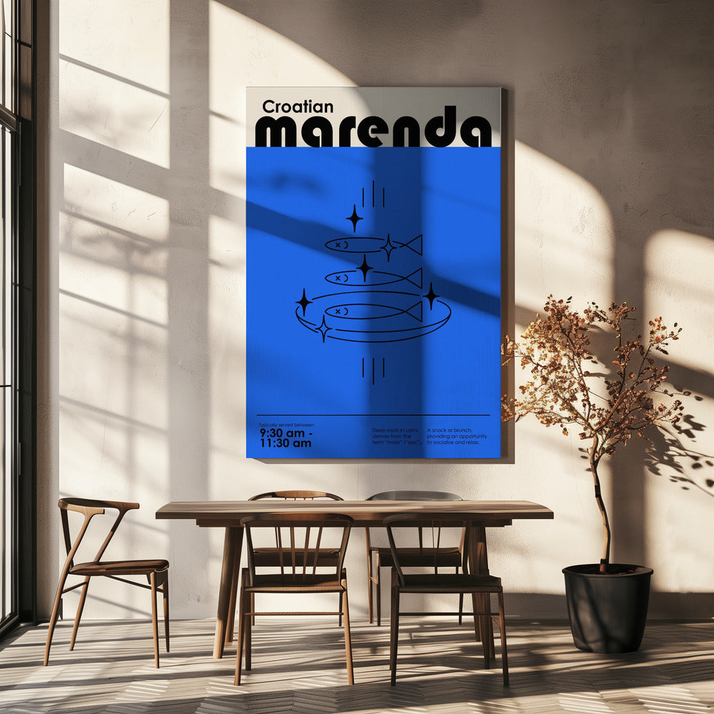 Kroatische Marenda | Canvas