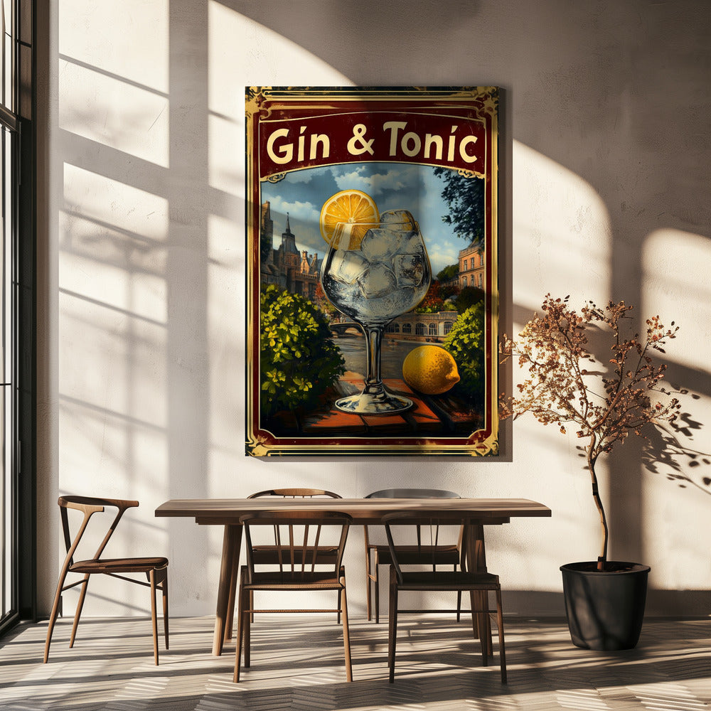 Gin & Tonic Vintage | Canvas