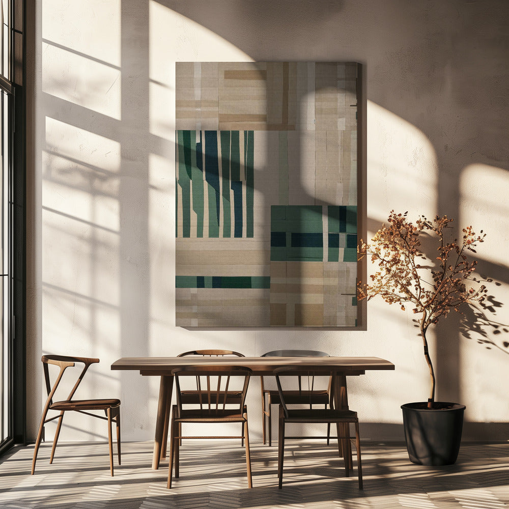 Geometrische ritmes | Canvas