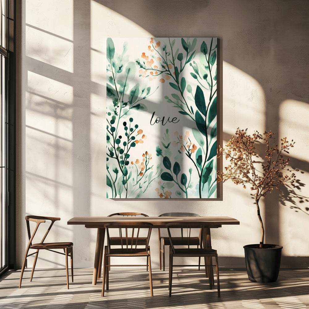 Fluisterende bladeren | Canvas