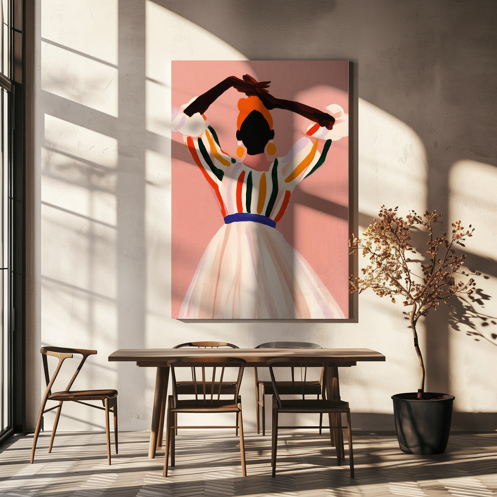 Levendig silhouet | Canvas