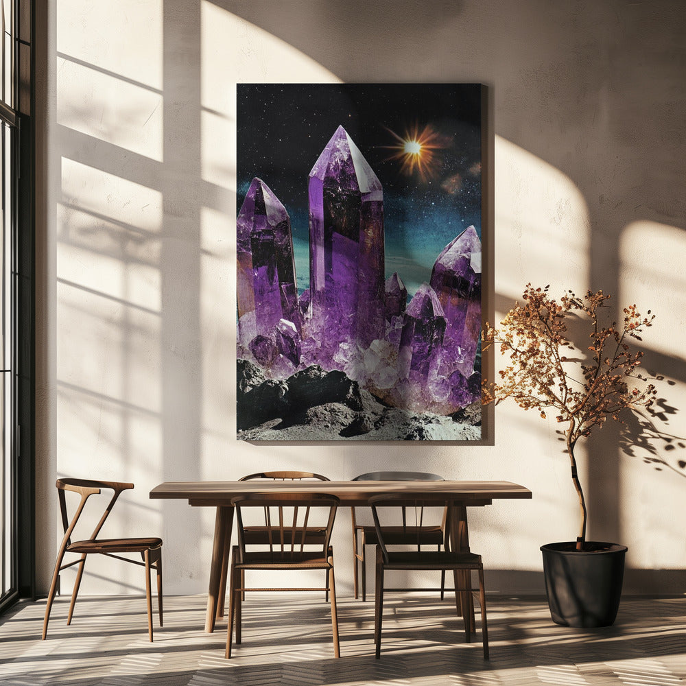 Galactic Amethyst | Canvas