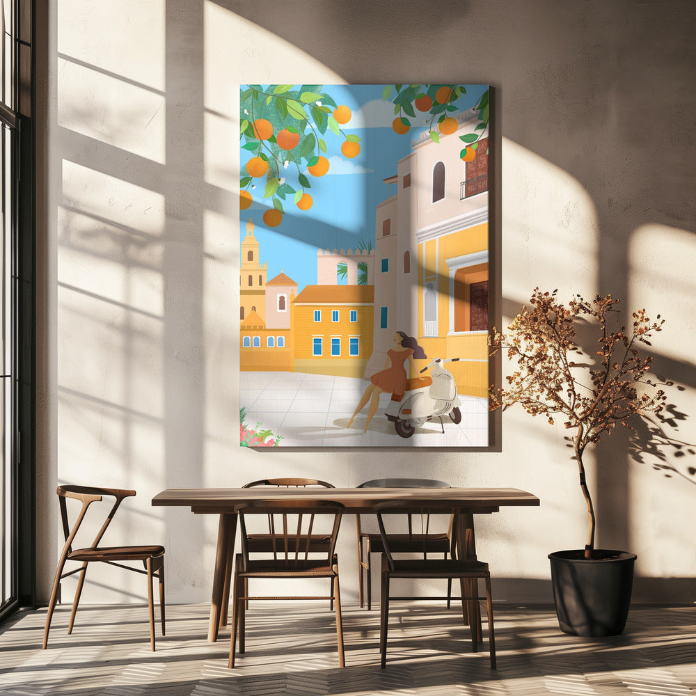 Sinaasappels uit Sevilla, Spanje | Canvas