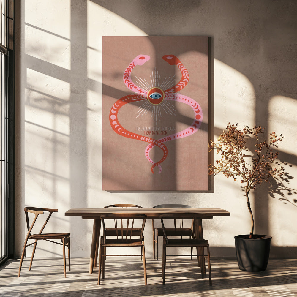Slangenvisie | Canvas