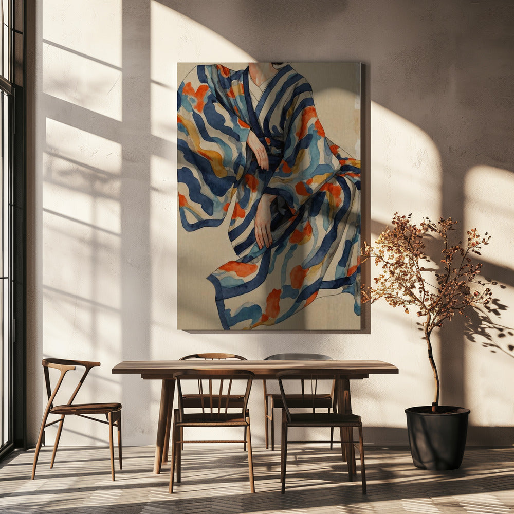 Vloeiende kimonopatronen | Canvas