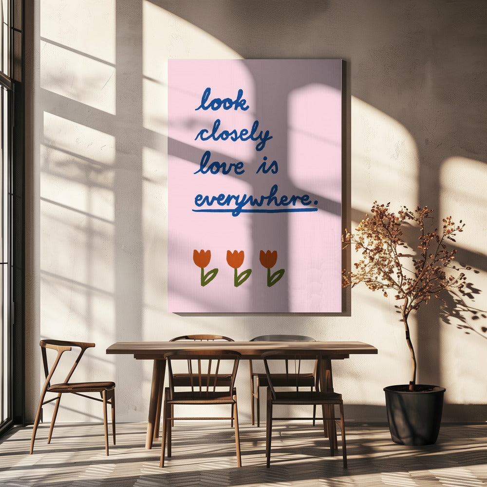 Liefde is overal 2 | Canvas