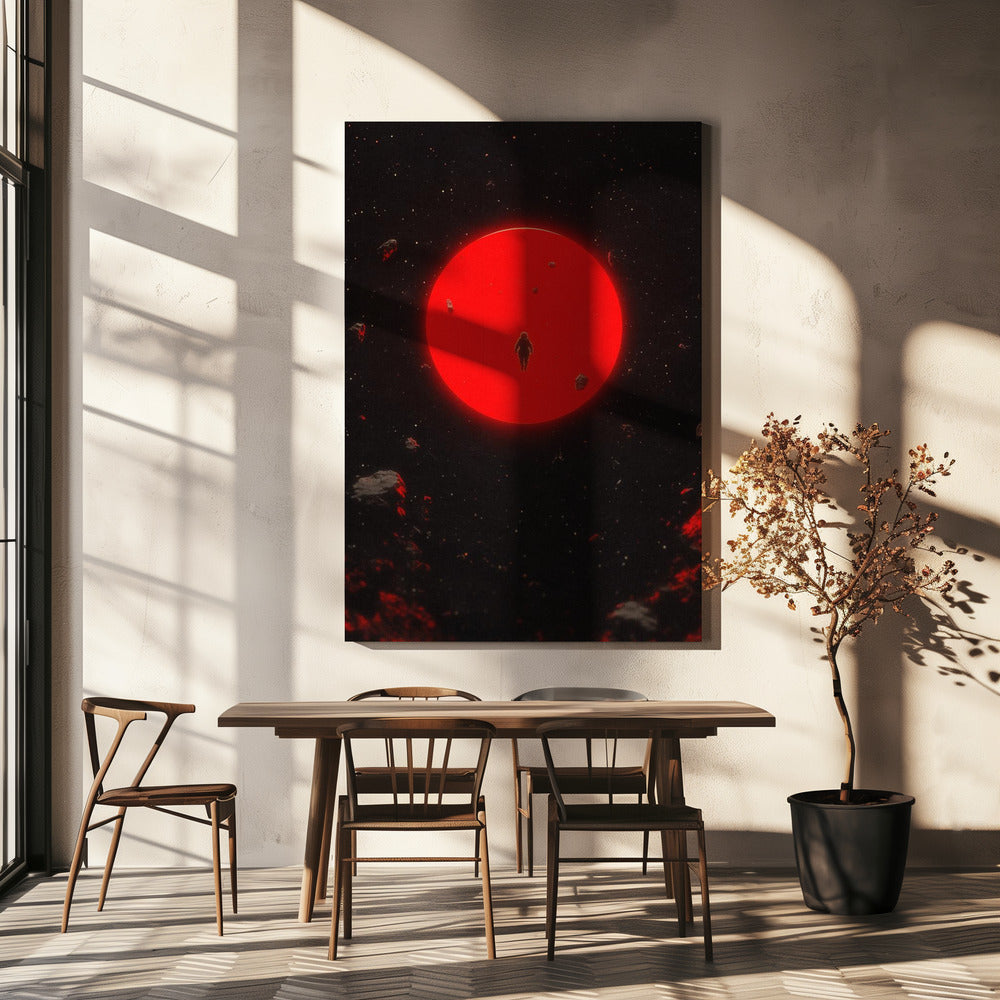 Rode Maan | Canvas
