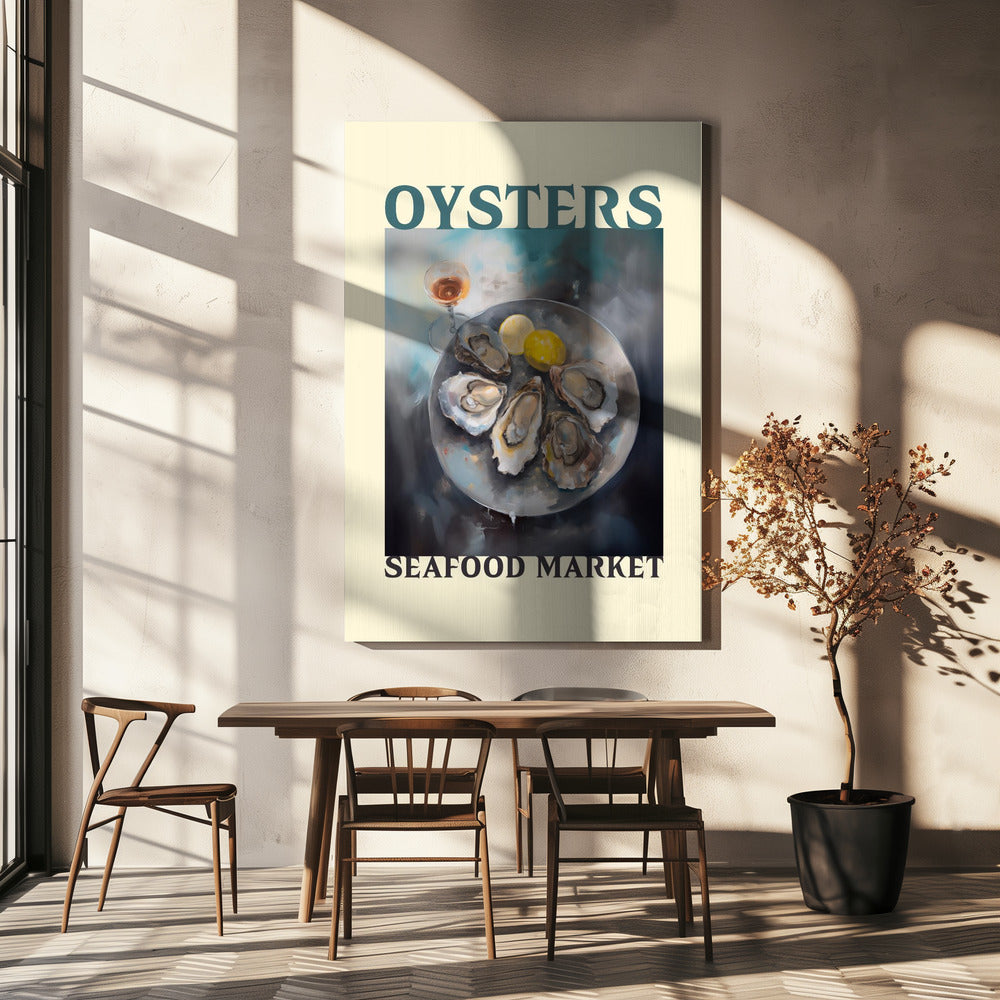 Oesters Zeevruchtenmarkt | Canvas