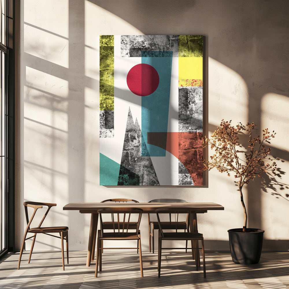 Geometrische texturen 4 | Canvas