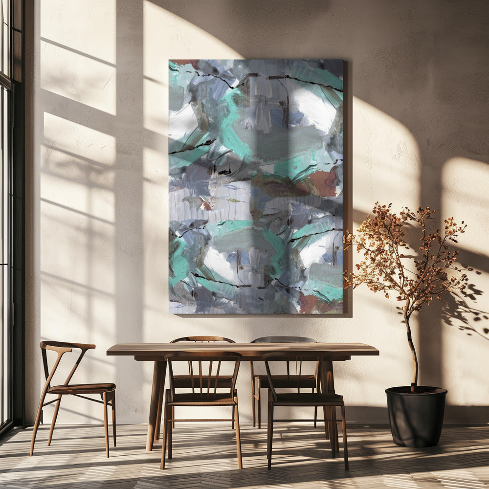 Abstract Zacht Profiel 4 | Canvas