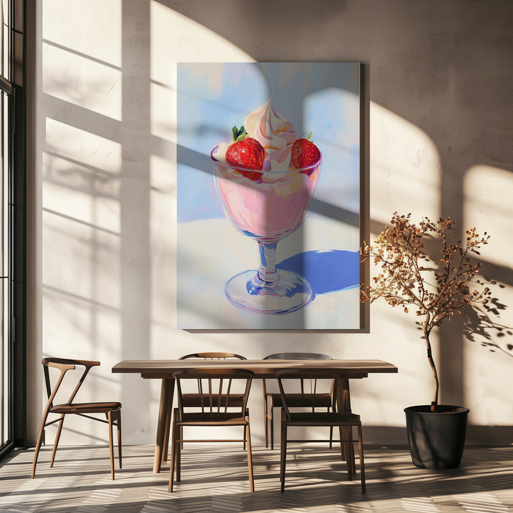 Aardbeienmilkshake | Canvas
