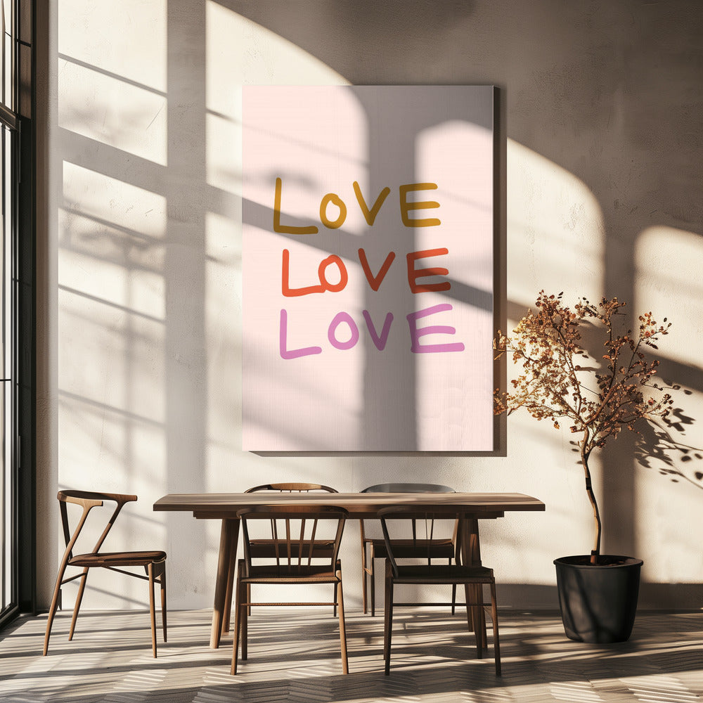 Love Love Love 2 | Canvas