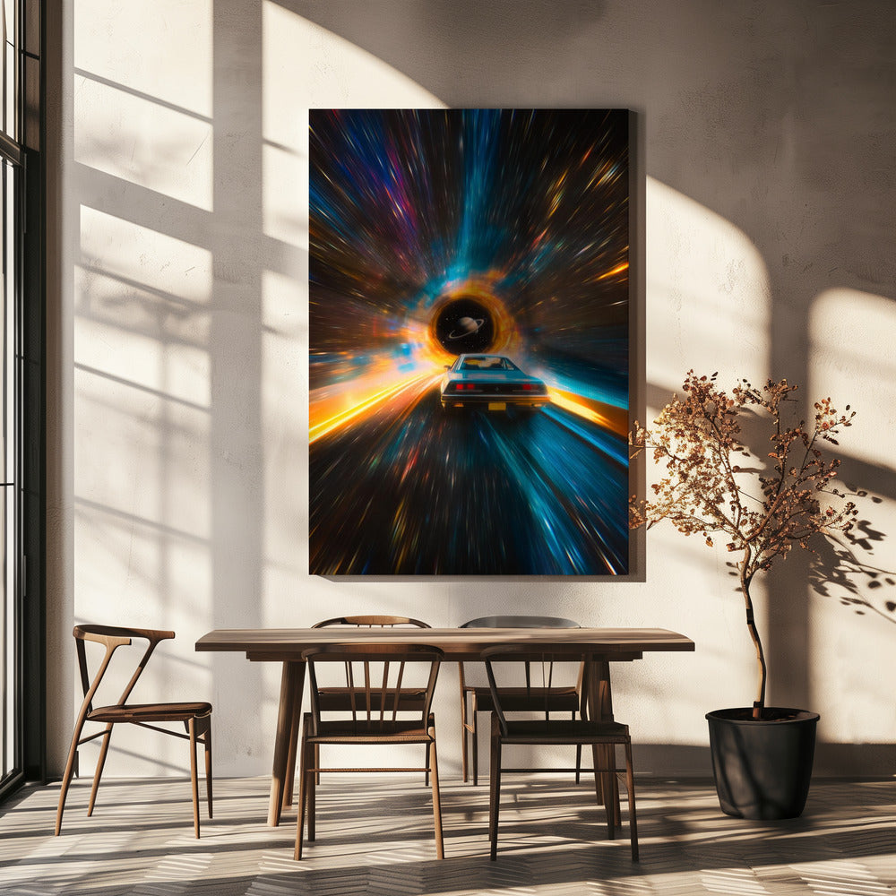 Kosmische autoreis | Canvas