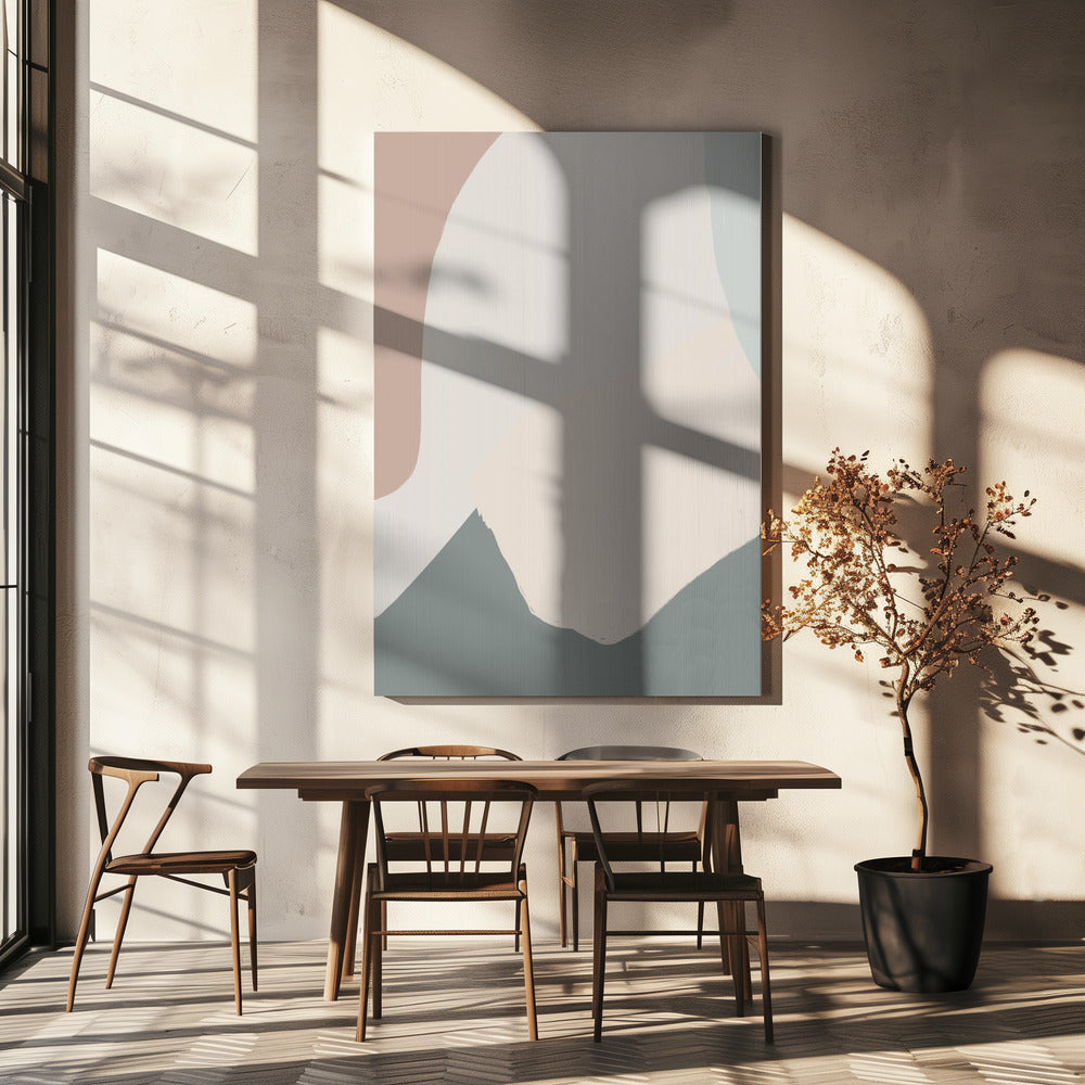 Soothing Beige Abstract | Canvas