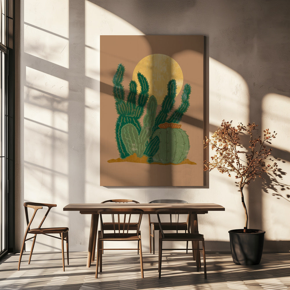 Moderne Americana Cactus | Canvas