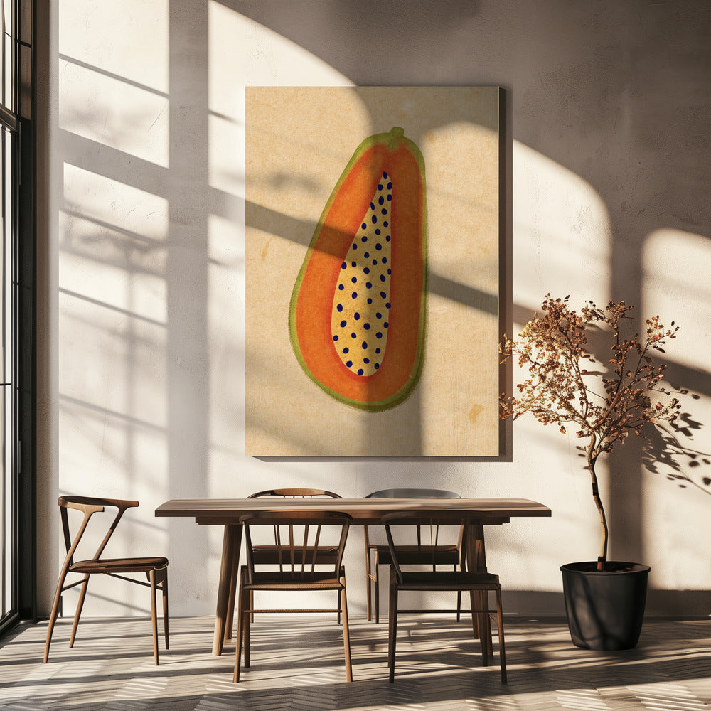 Eenvoudige papaja | Canvas