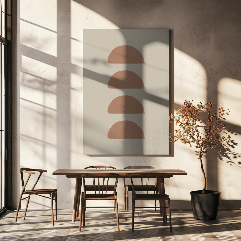 Geometric Mocha | Canvas