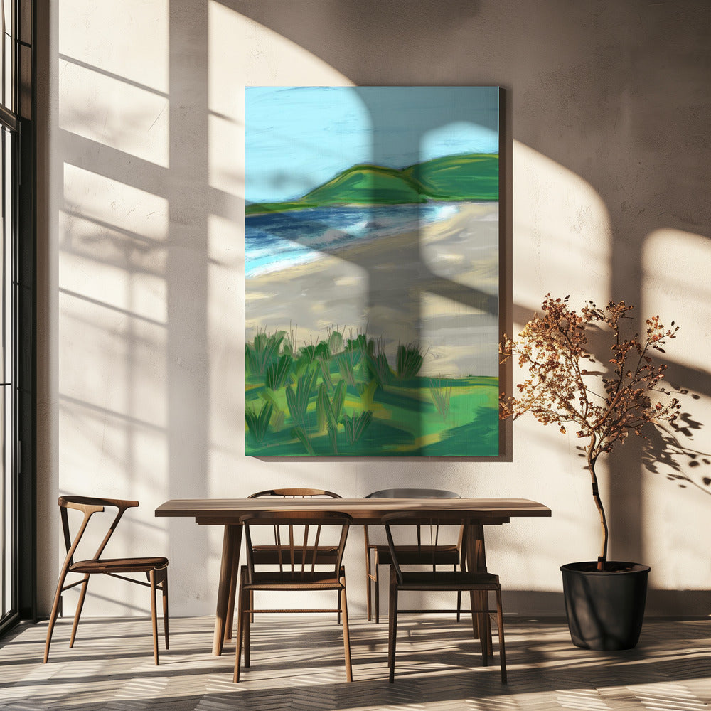Dromerig strandtafereel | Canvas