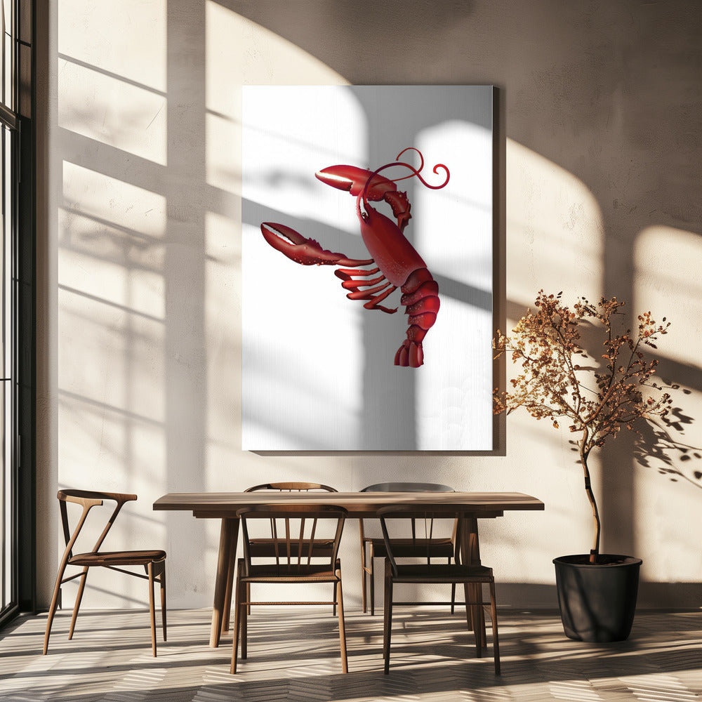 Vibrant Lobster Dance | Canvas
