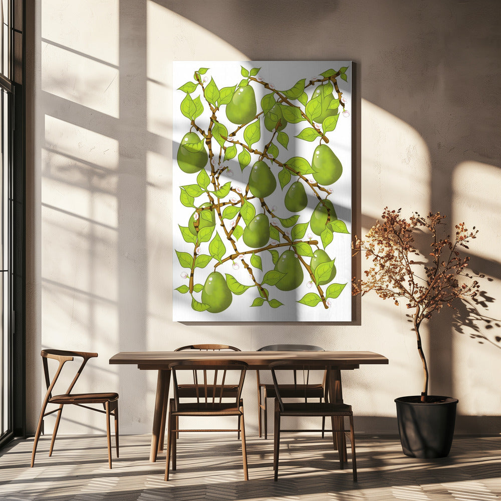 Perenbloesem Tangle | Canvas